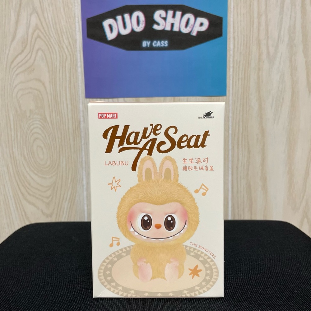 Authentic Pop Mart THE MONSTERS Have A Seat Vinyl Plush Blind Box Sealed - DADA